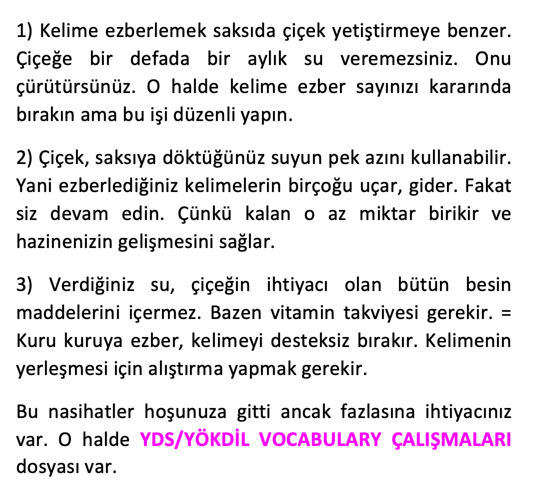 YDS / E-YDS / YÖKDİL Zamanlar